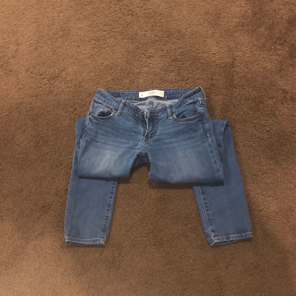 Abercrombie and Fitch blue jeans